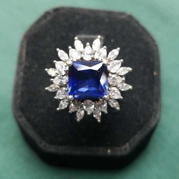 Fashion Jewelry Jewelry - Sterling blue stone CZ ring